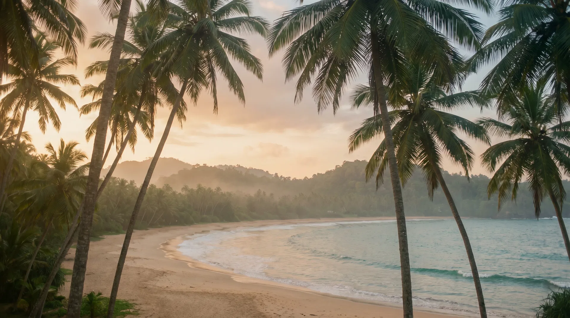 Sri Lanka tropical coastline