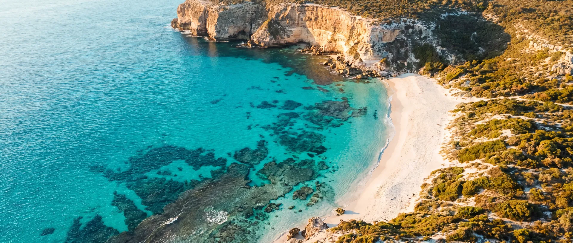 Perth coastline aerial