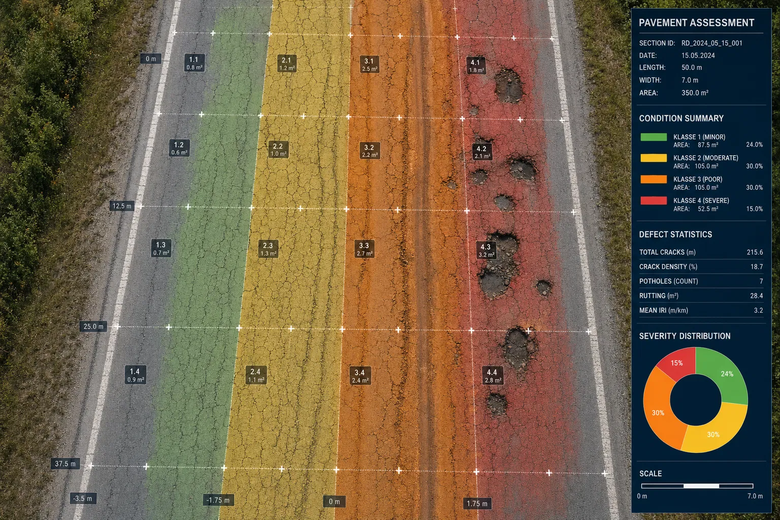 E-EMI Straßenkartierung – 12 km mit 2.000+ Aufnahmen