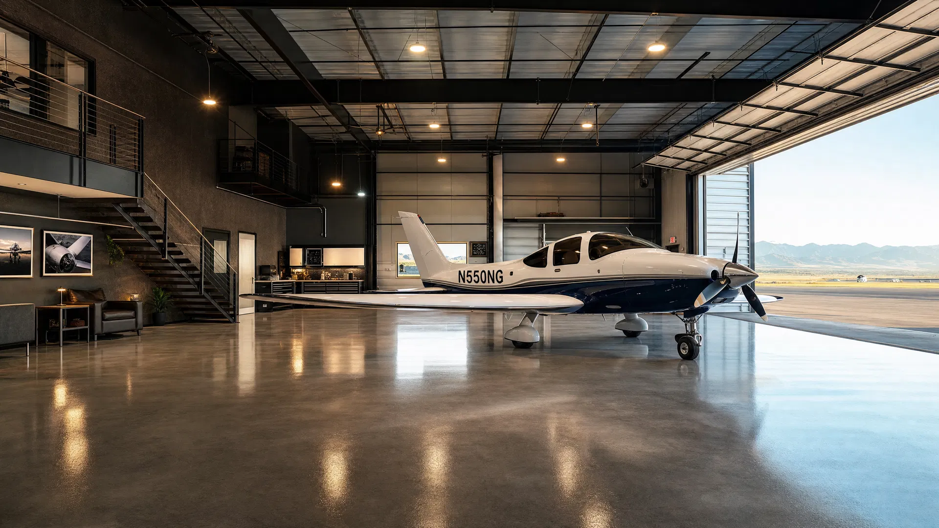Aircraft hangar
