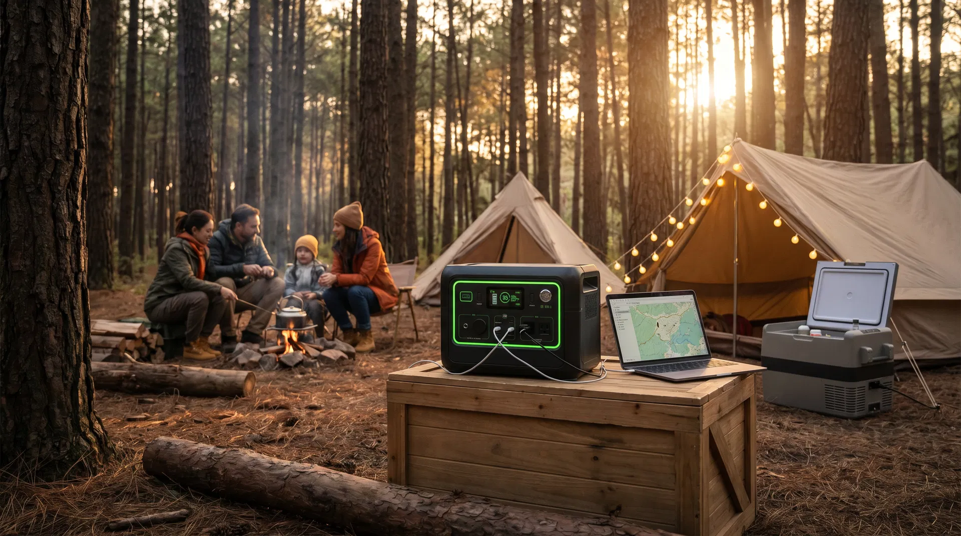 ALFABOX outdoor camping use