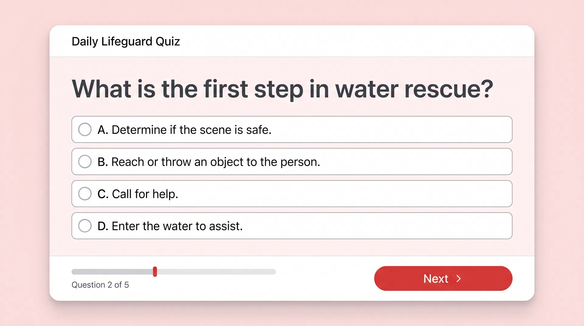 Daily Quiz Interface