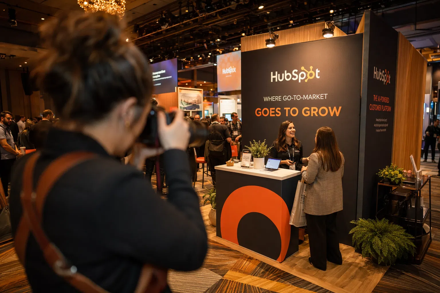 Sponsors Edge team at a live event