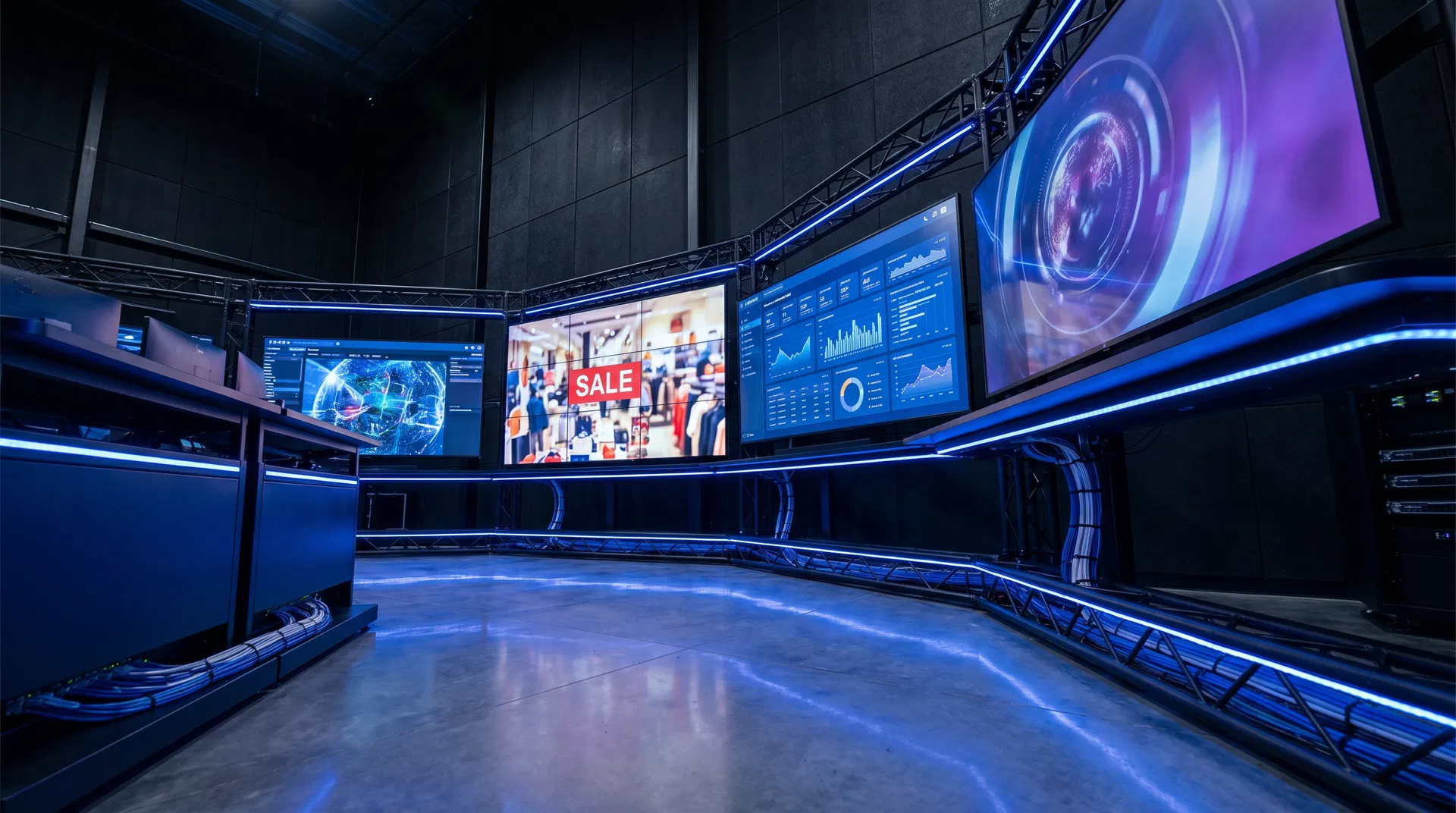 Digital signage command center