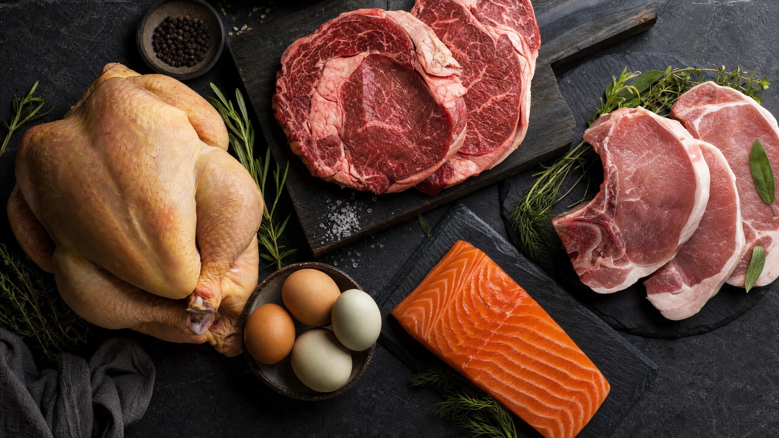Pasture-raised proteins