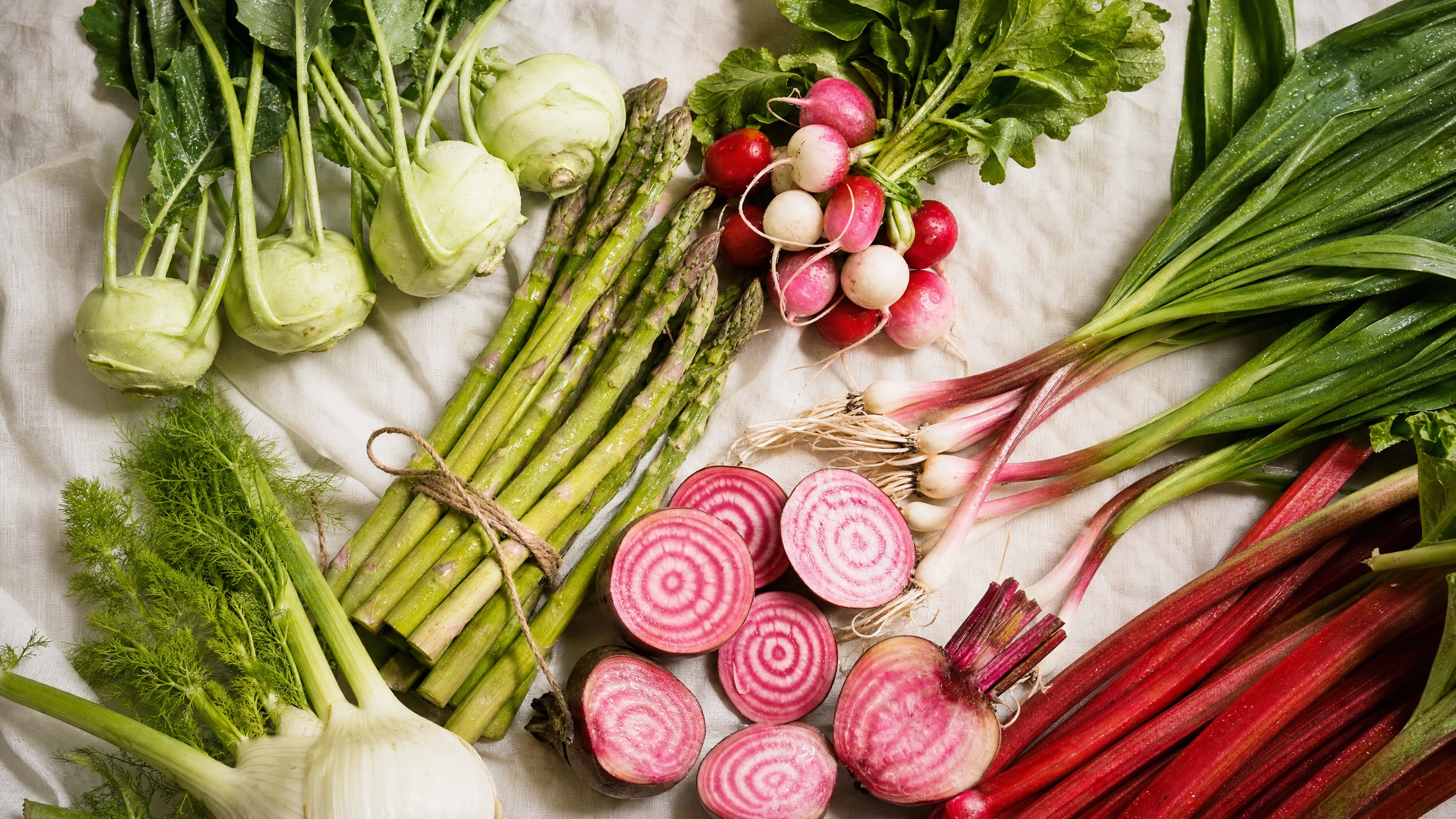 Spring vegetables