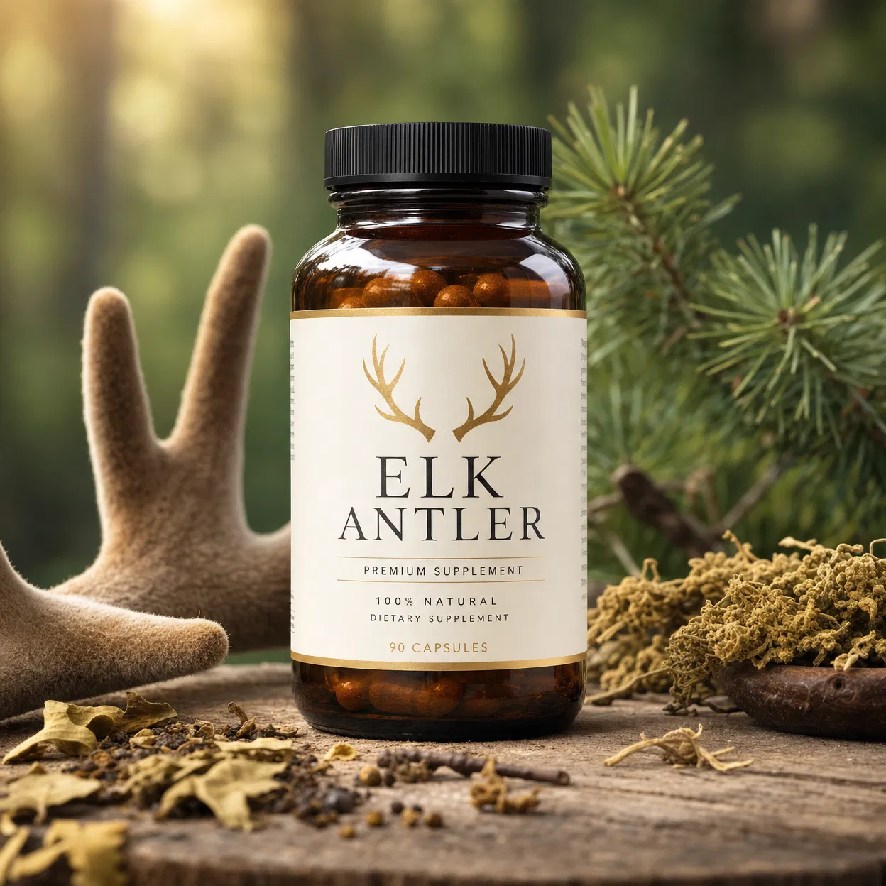 Elk Antler Energy bottle