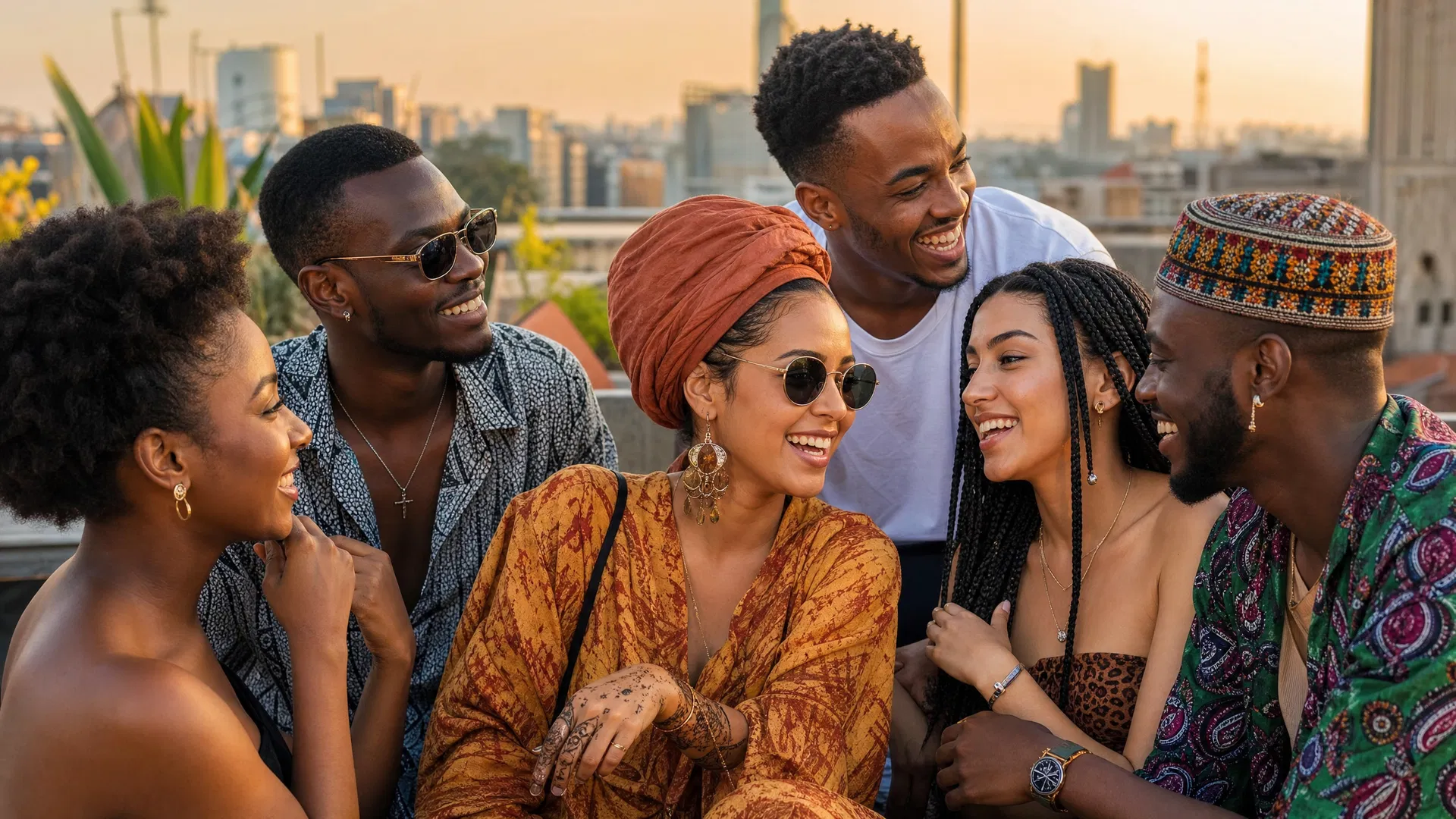 Diverse African community on AfriMatch — people from Nigeria, Kenya, Ghana, Morocco, South Africa and the diaspora