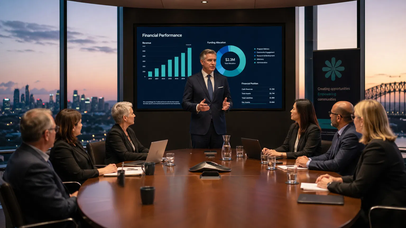 VCFO+ board briefing