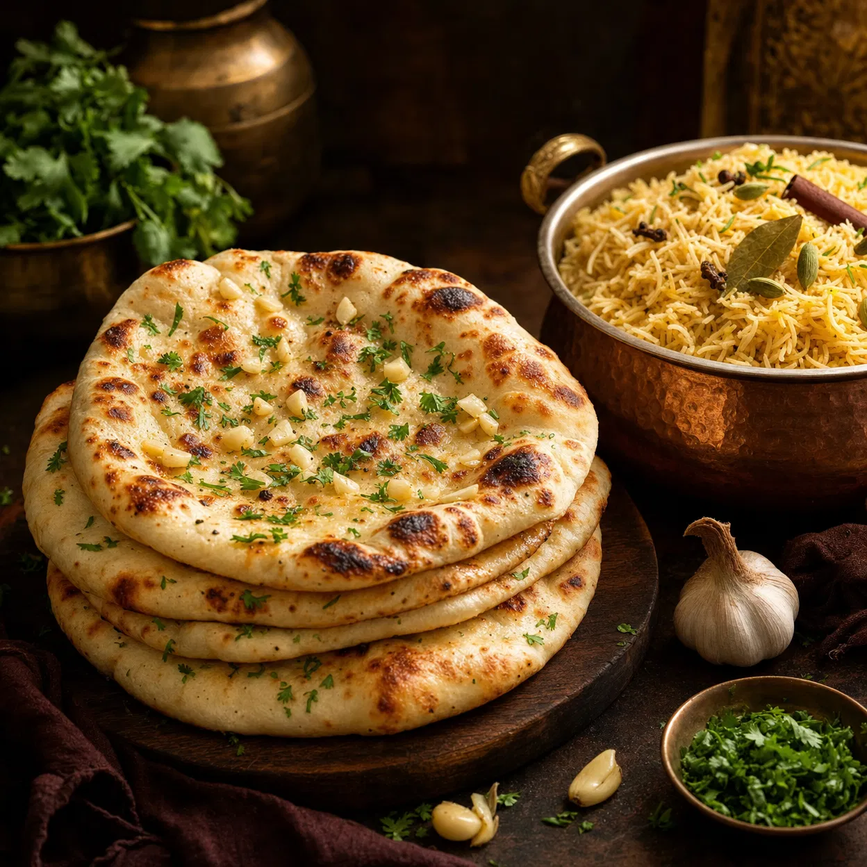 Garlic Naan & Pilau Rice Kit