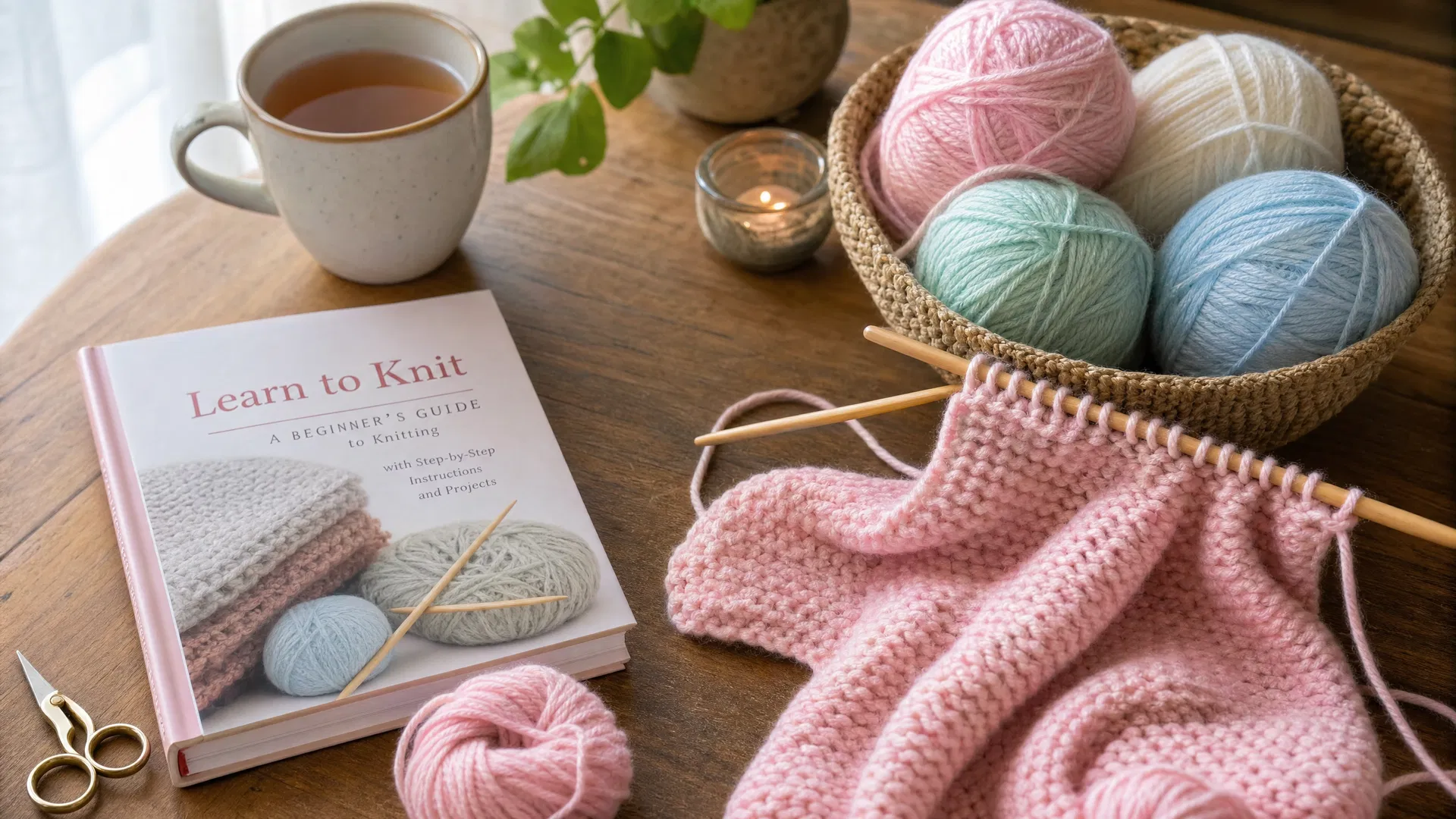 The Complete Beginner's Guide to Knitting: Everything You Need to Start