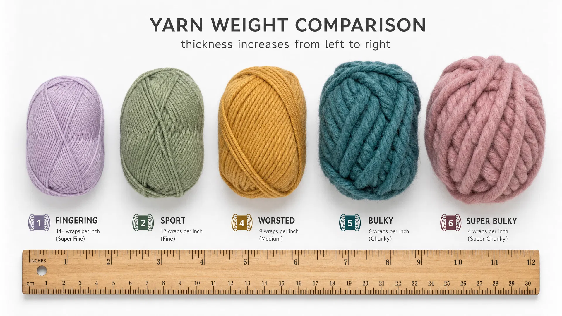 Understanding Yarn Weights: The Complete Visual Guide