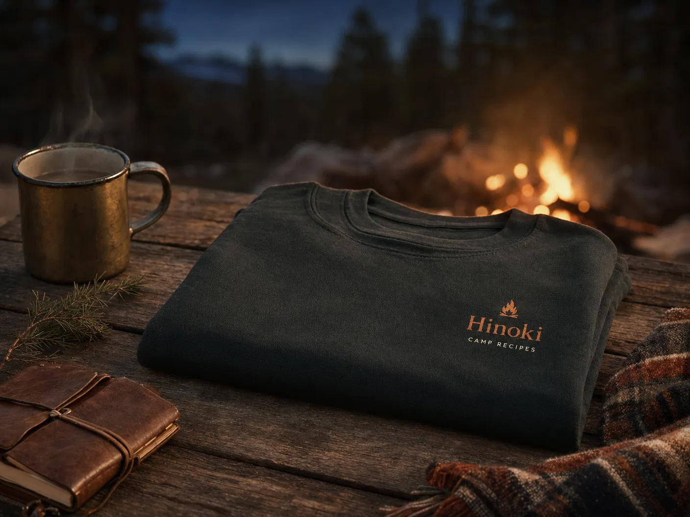 Hinoki CAMP RECIPES オリジナルTシャツ