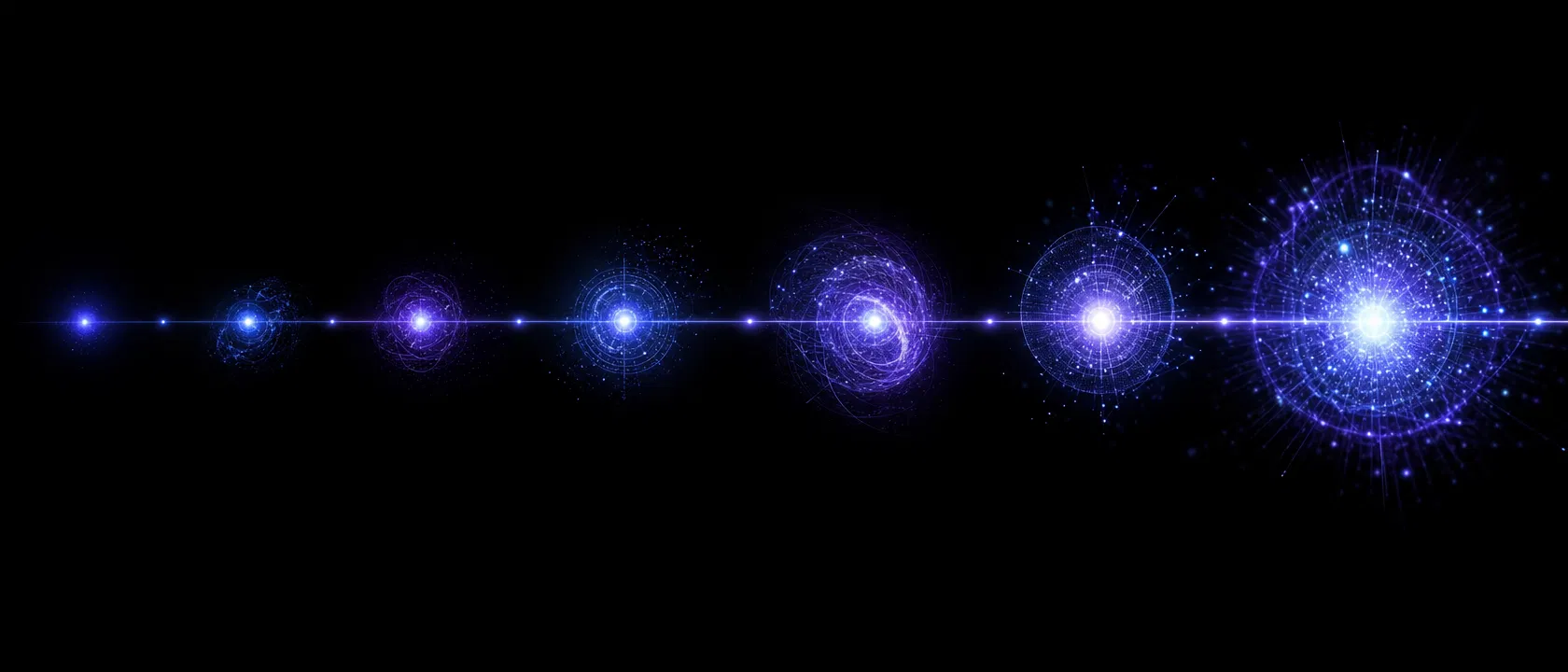 Visualização futurista da evolução das interfaces: de GUI a interfaces invisíveis