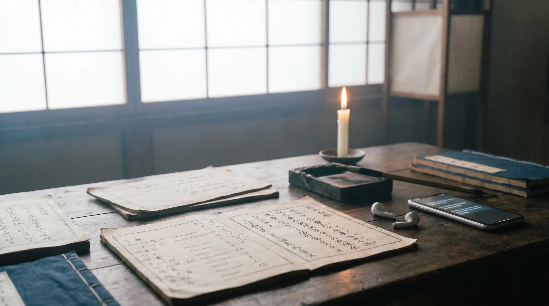 言葉の壁が溶ける日——リアルタイムAI翻訳と、通詞・蘭学が拓いた「訳す」営み