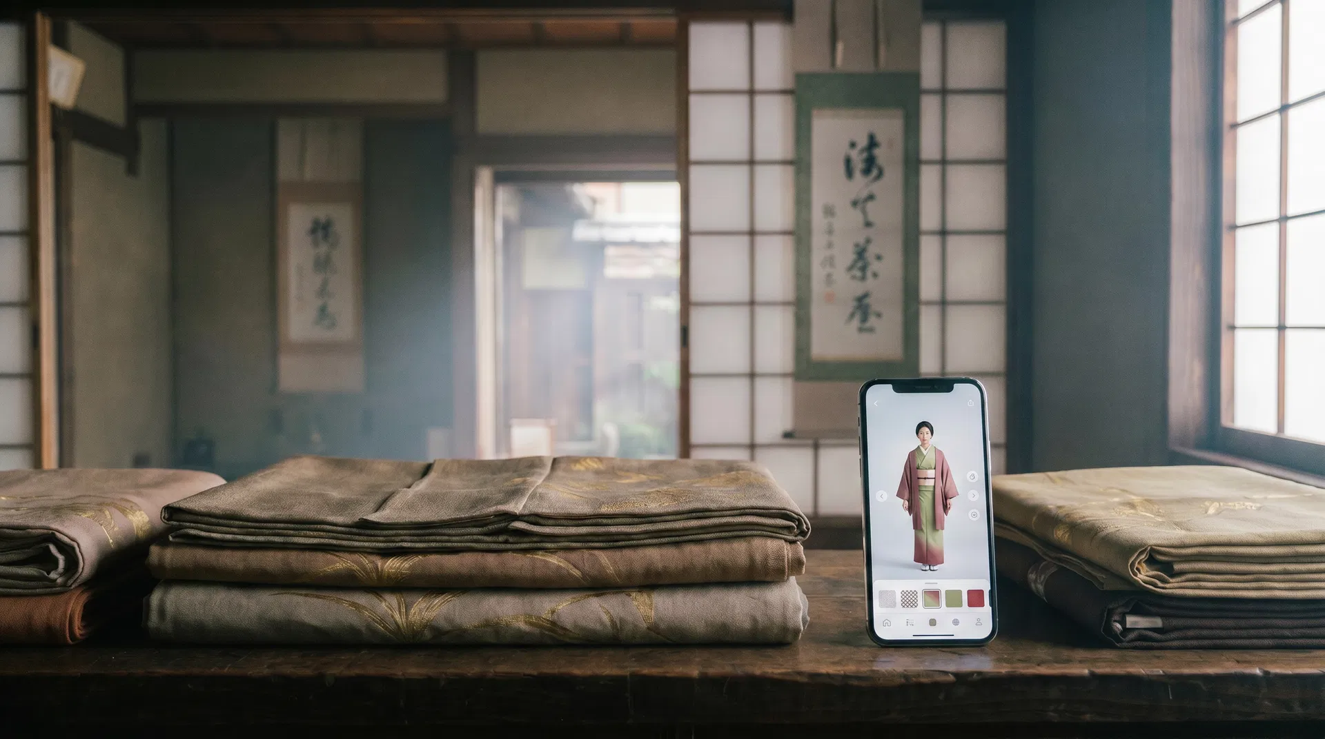 写真一枚で服を着る——AIバーチャル試着と、襲の色目・着物が育てた装いの作法