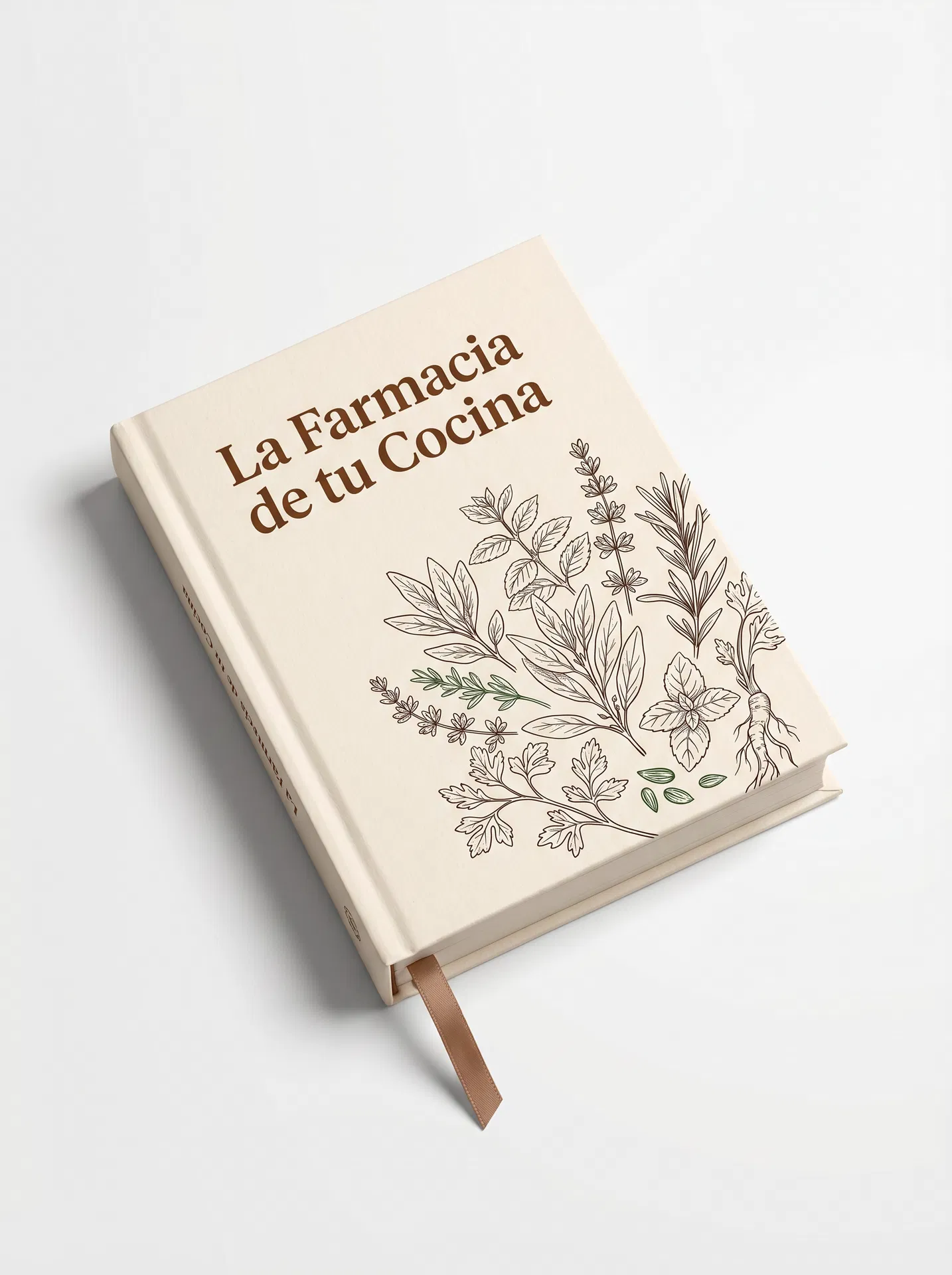 Mockup del bonus: "La farmacia de tu cocina"