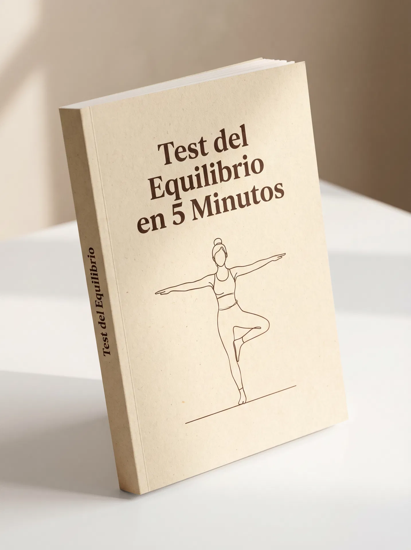 Mockup del bonus: "Test del equilibrio en 5 minutos"
