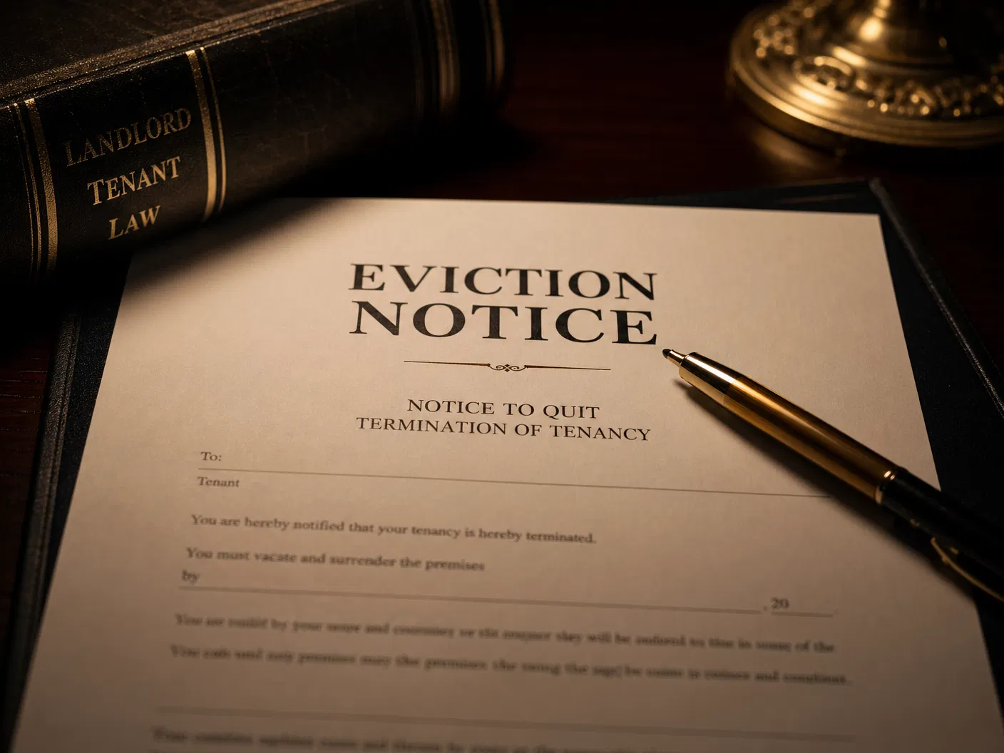 Legal eviction document