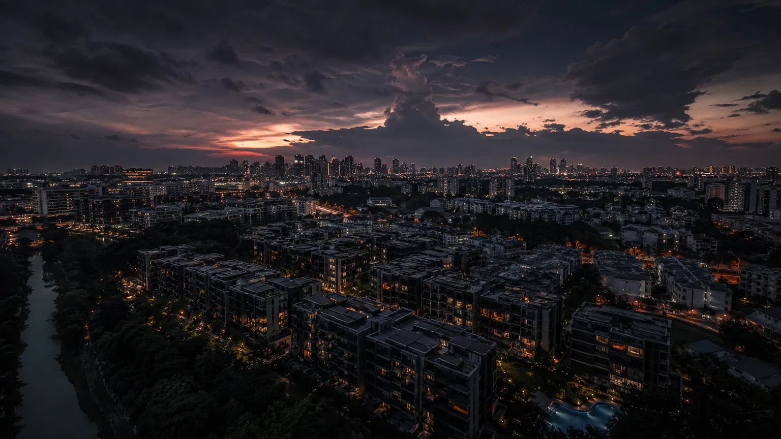 Singapore skyline