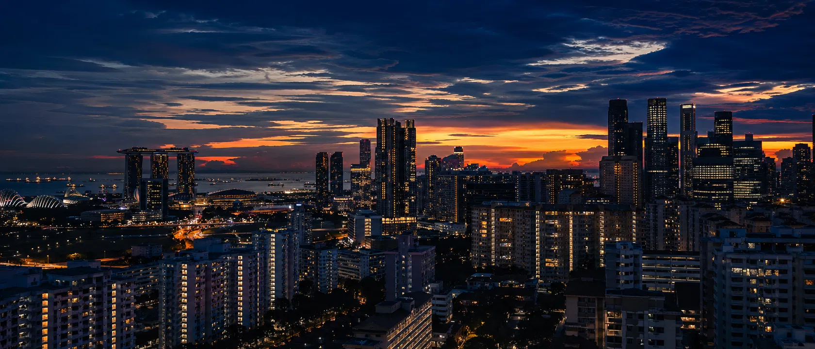Singapore skyline