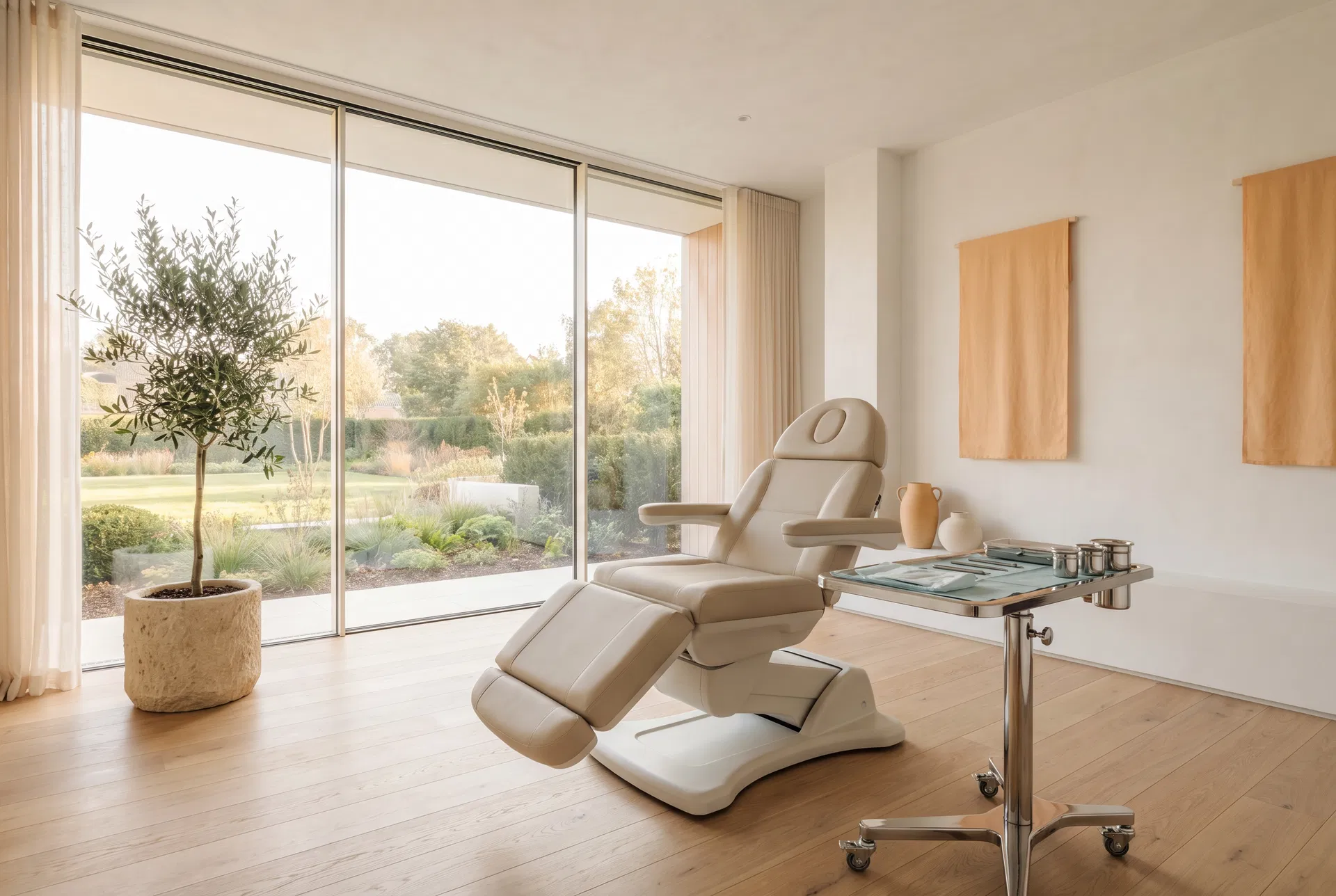 Premium regenerative medicine clinic interior