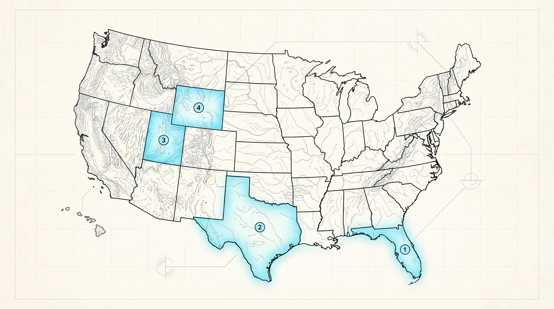 US states with statutory stem cell procedure frameworks