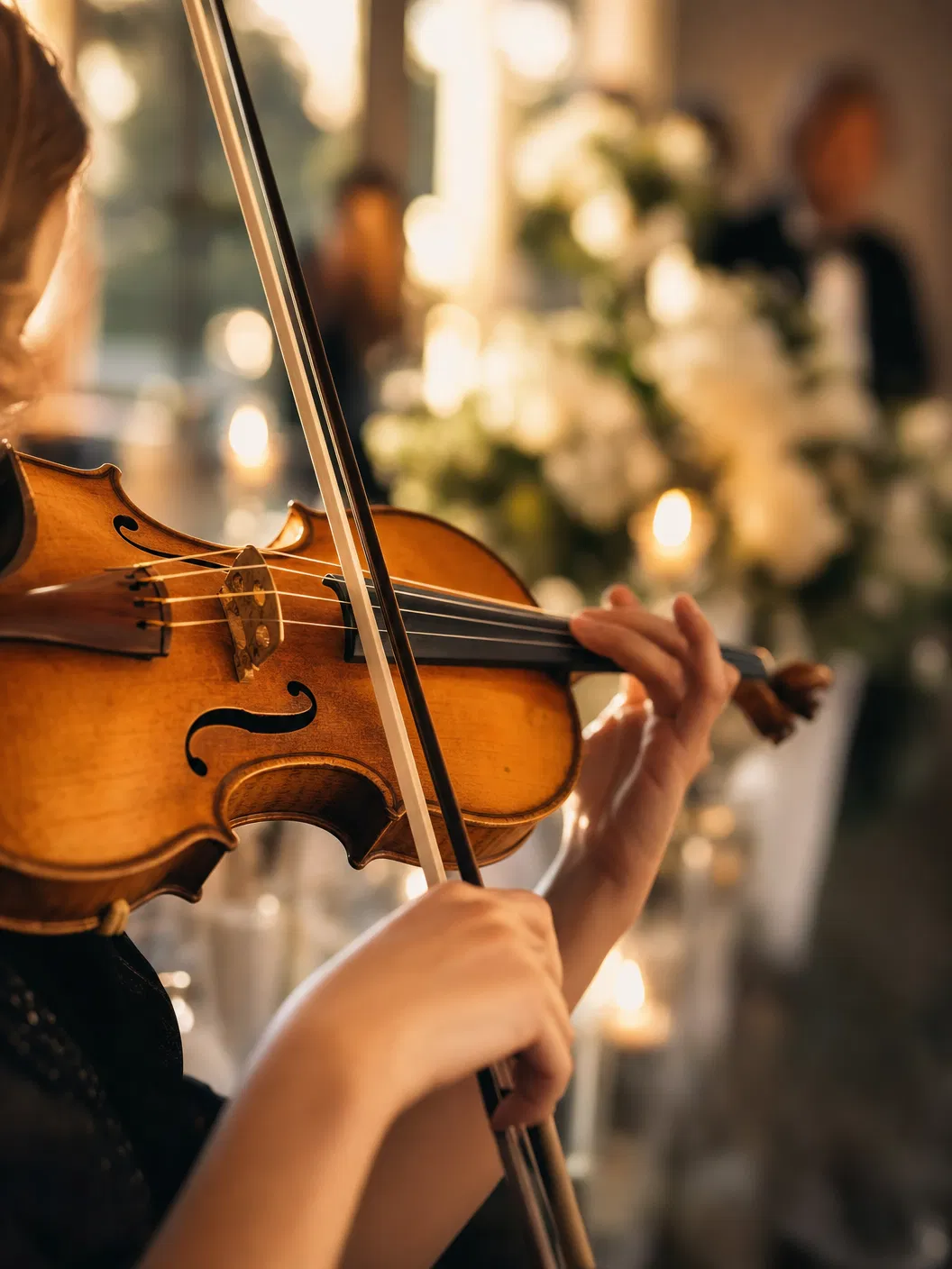 Violin performance at wedding