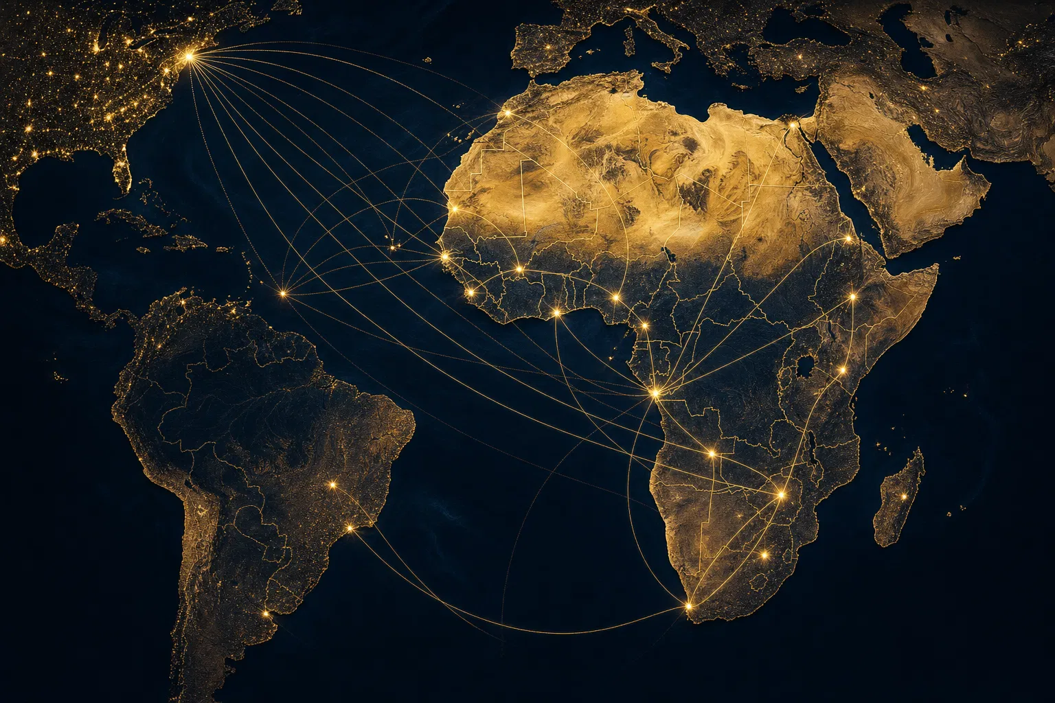 Africa-USA partnership network