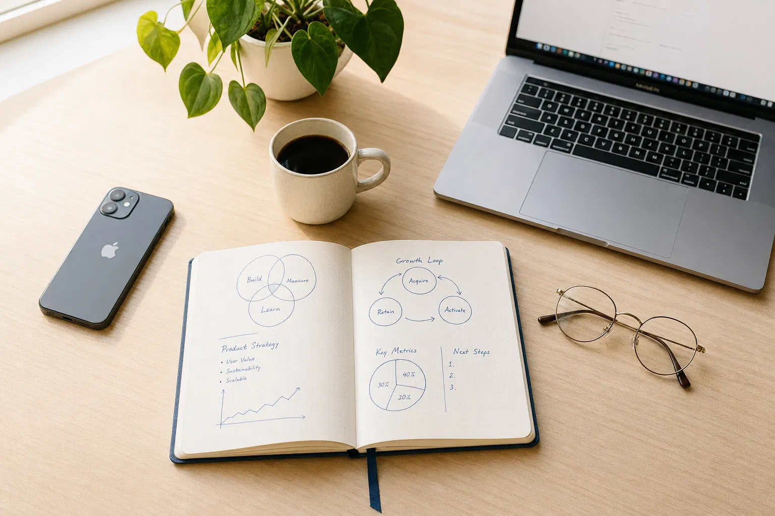 Solo founder workspace