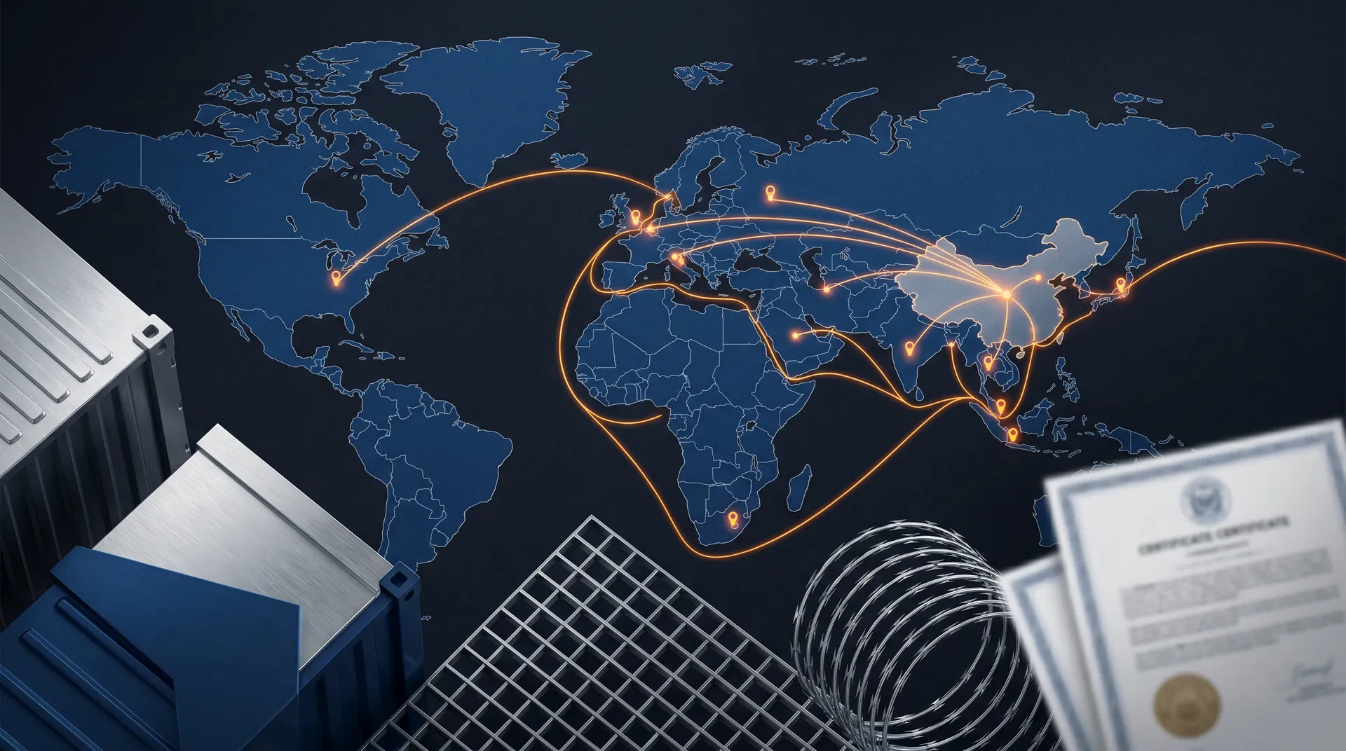 Global export network