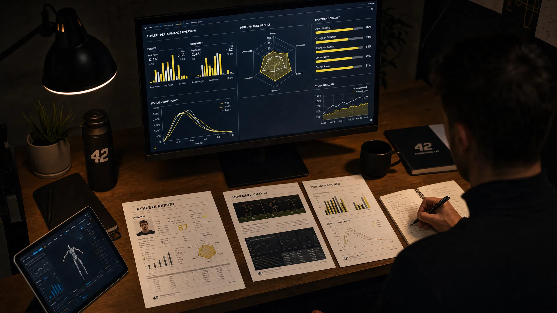 FITRME Performance athlete testing report and data analysis
