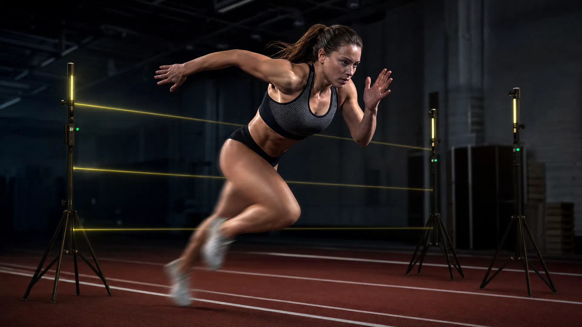 Speed testing with professional timing gates in Melbourne