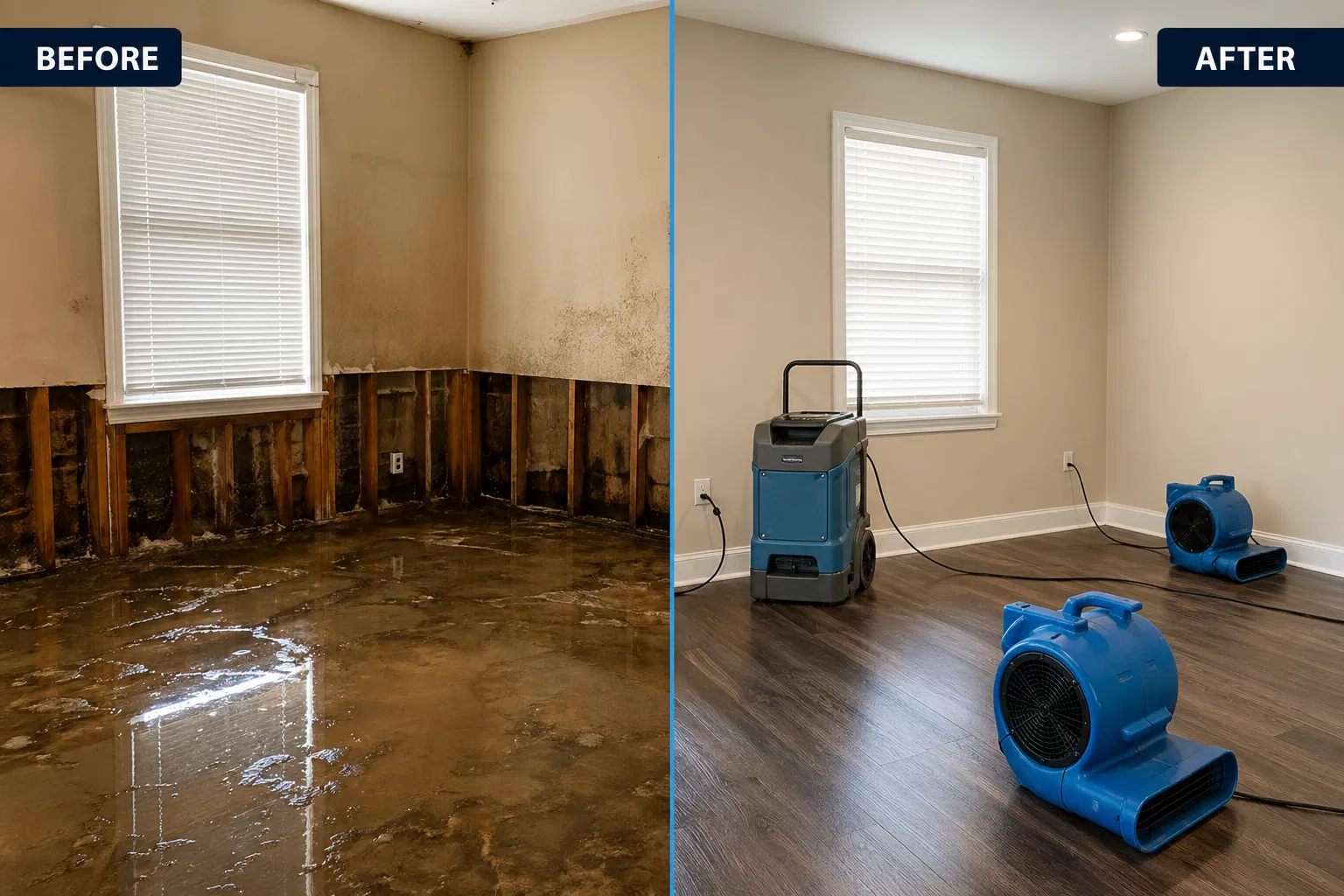 Water extraction restoration
