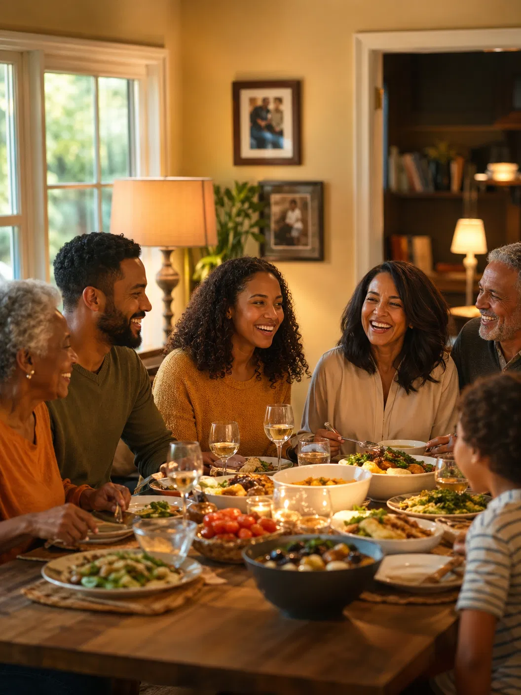 Happy family enjoying time together