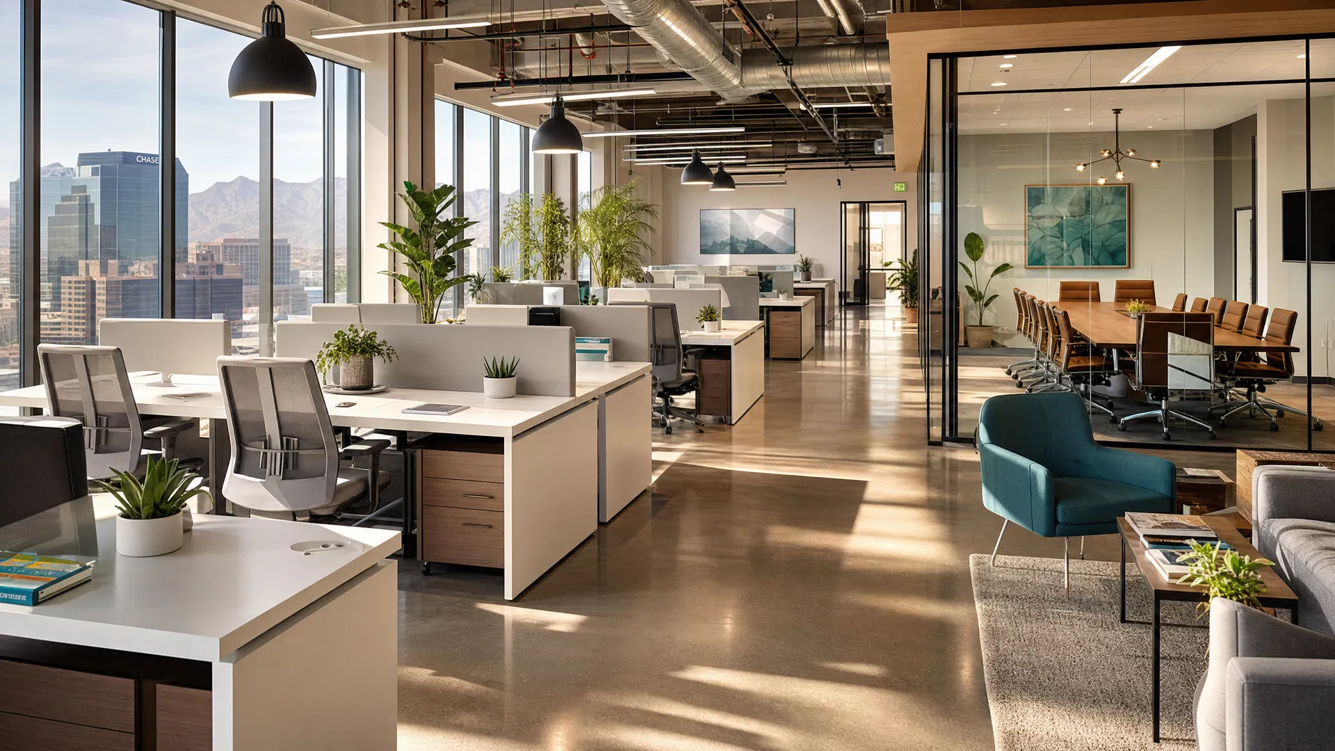Modern furnished office