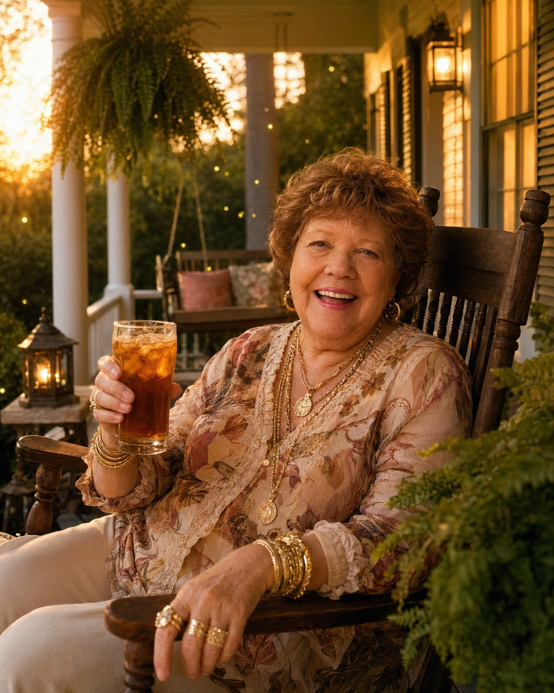 Granny Annie on the Porch