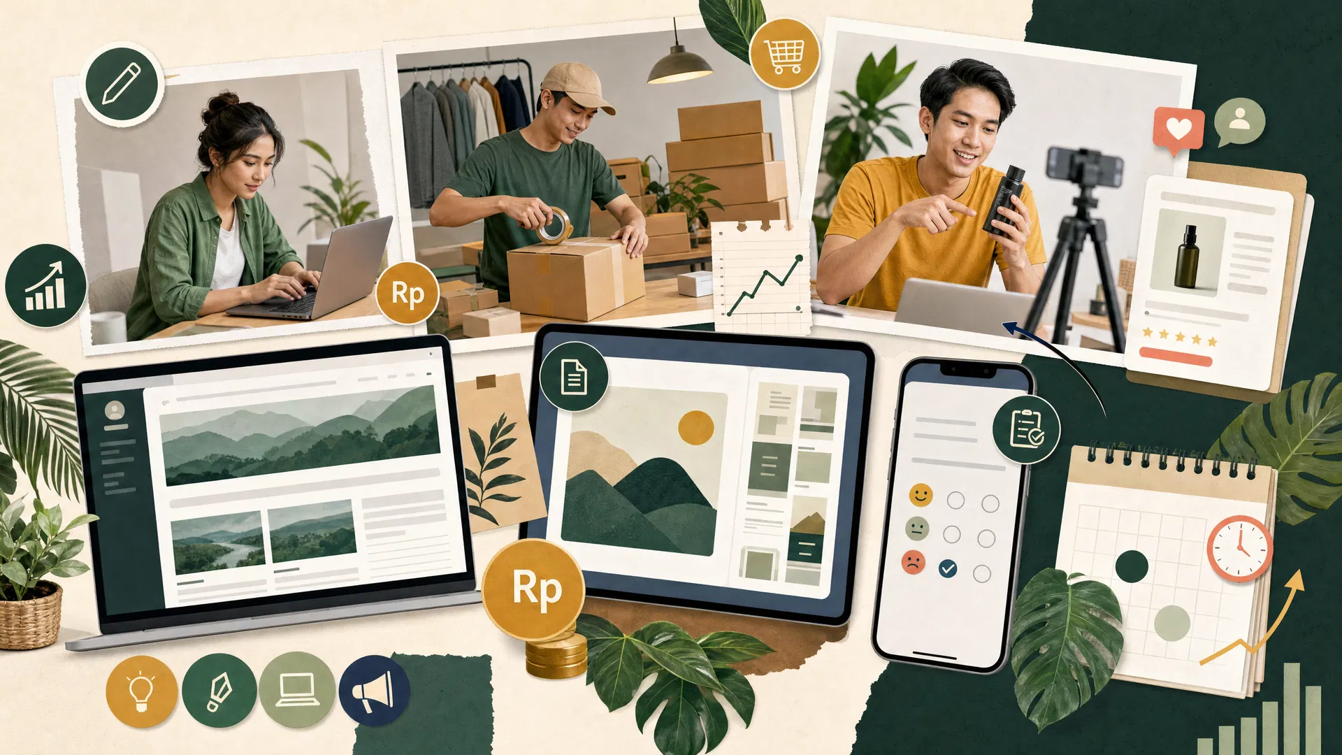 Peta kategori peluang online earning Indonesia