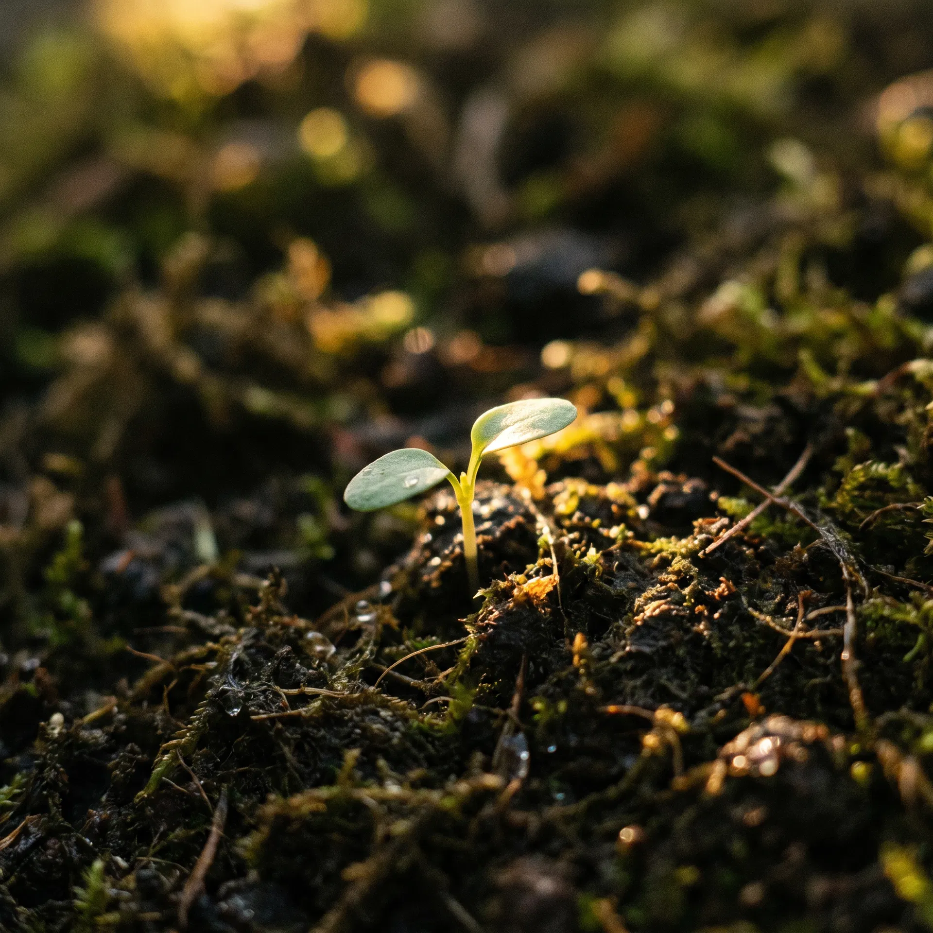 A tiny seedling — the beginning of self-esteem