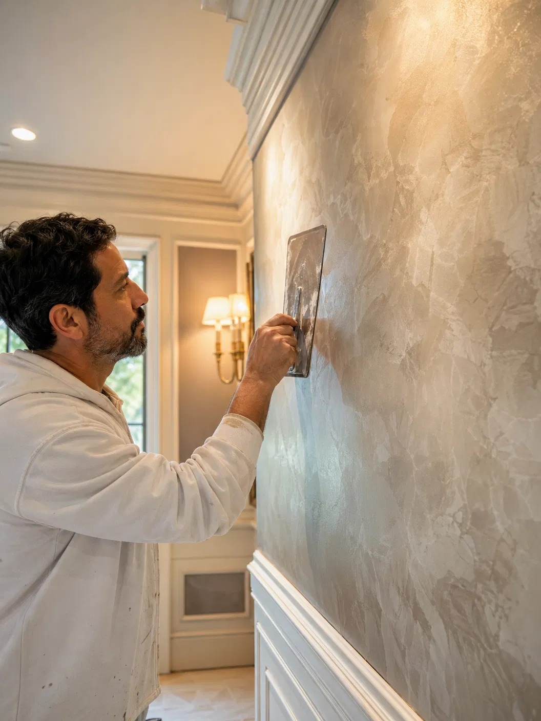 Carlos Martín trabajando en alta decoración