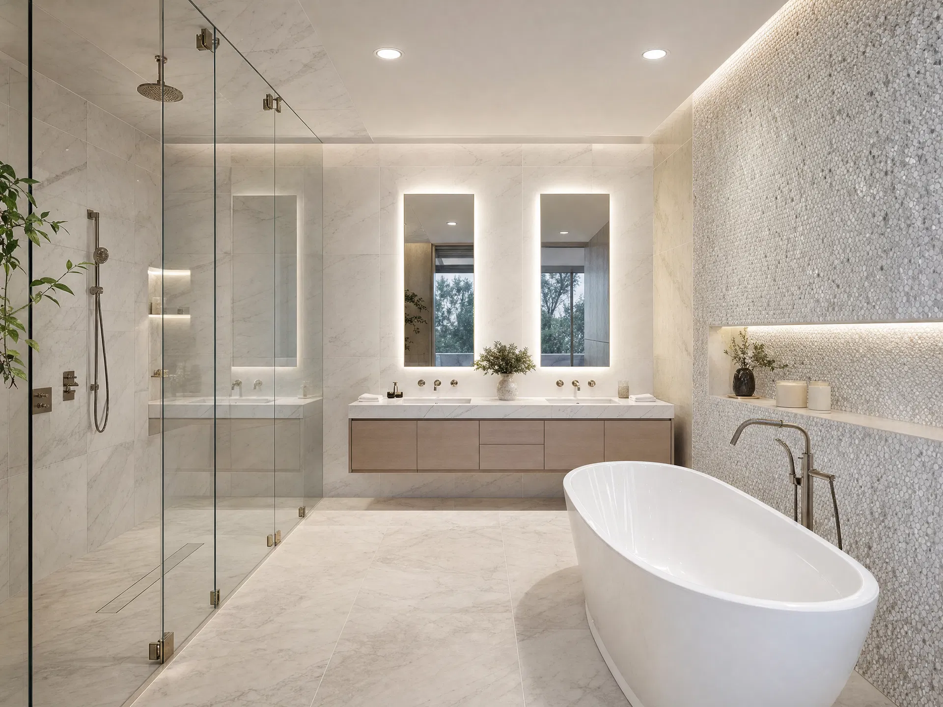 Luxury bathroom remodel