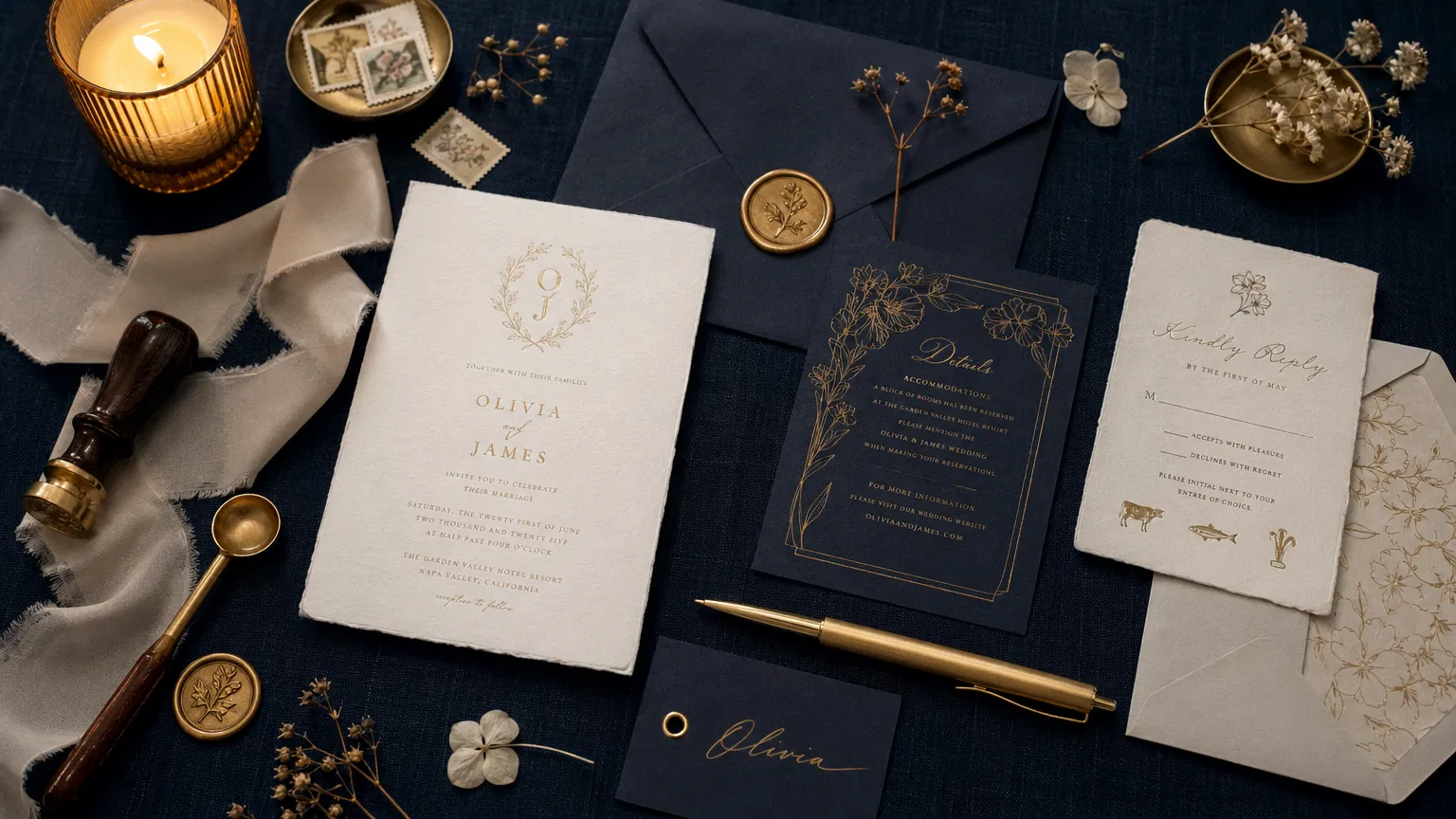 Stationery design studio workspace