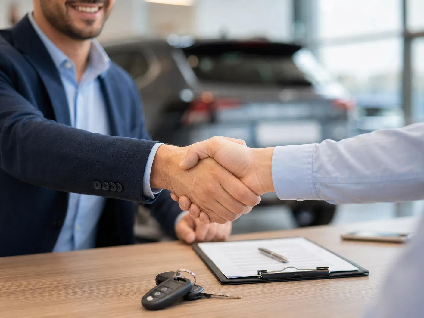 Dealership handshake