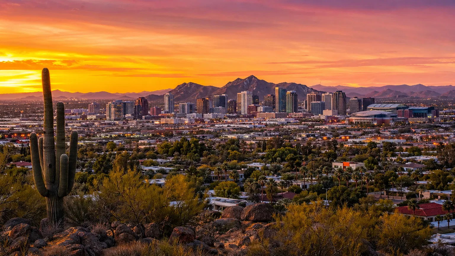 Phoenix Arizona skyline