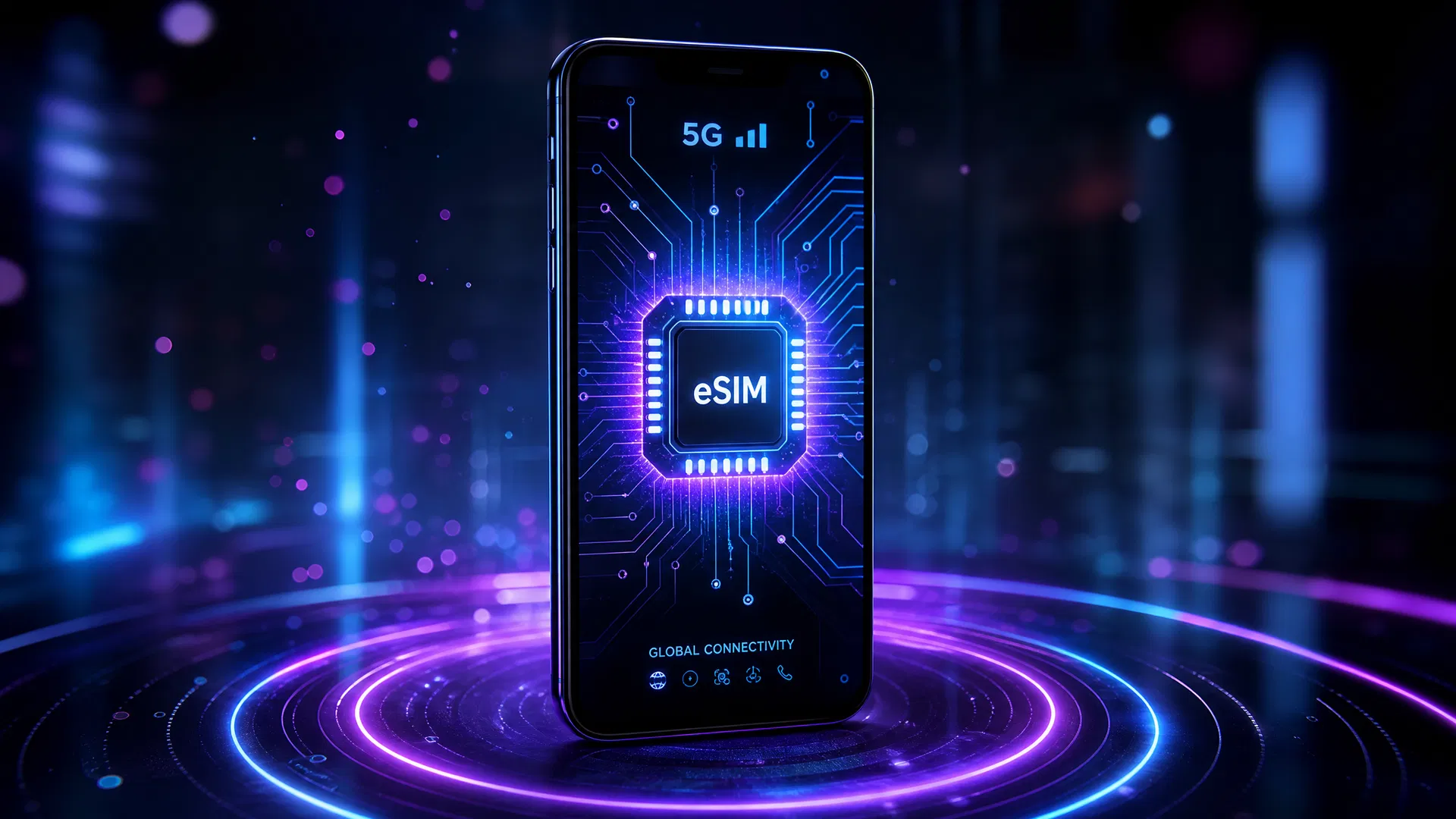 Smartphone com E-SIM