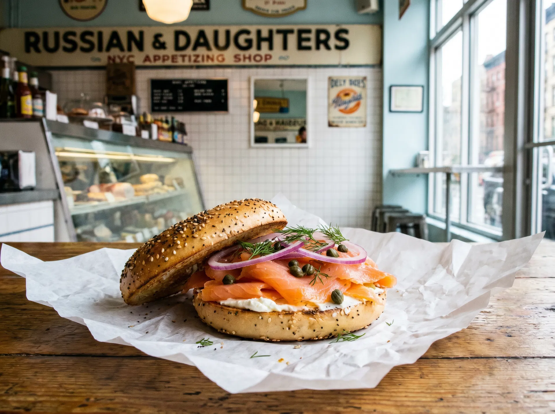 Classic Bagel with Lox