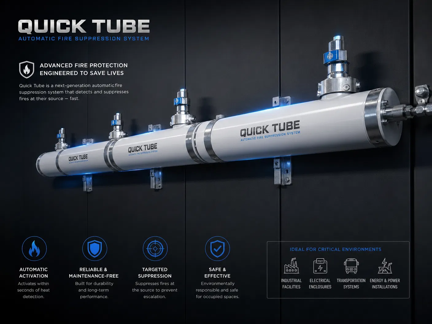 QUICK TUBE 소화 시스템