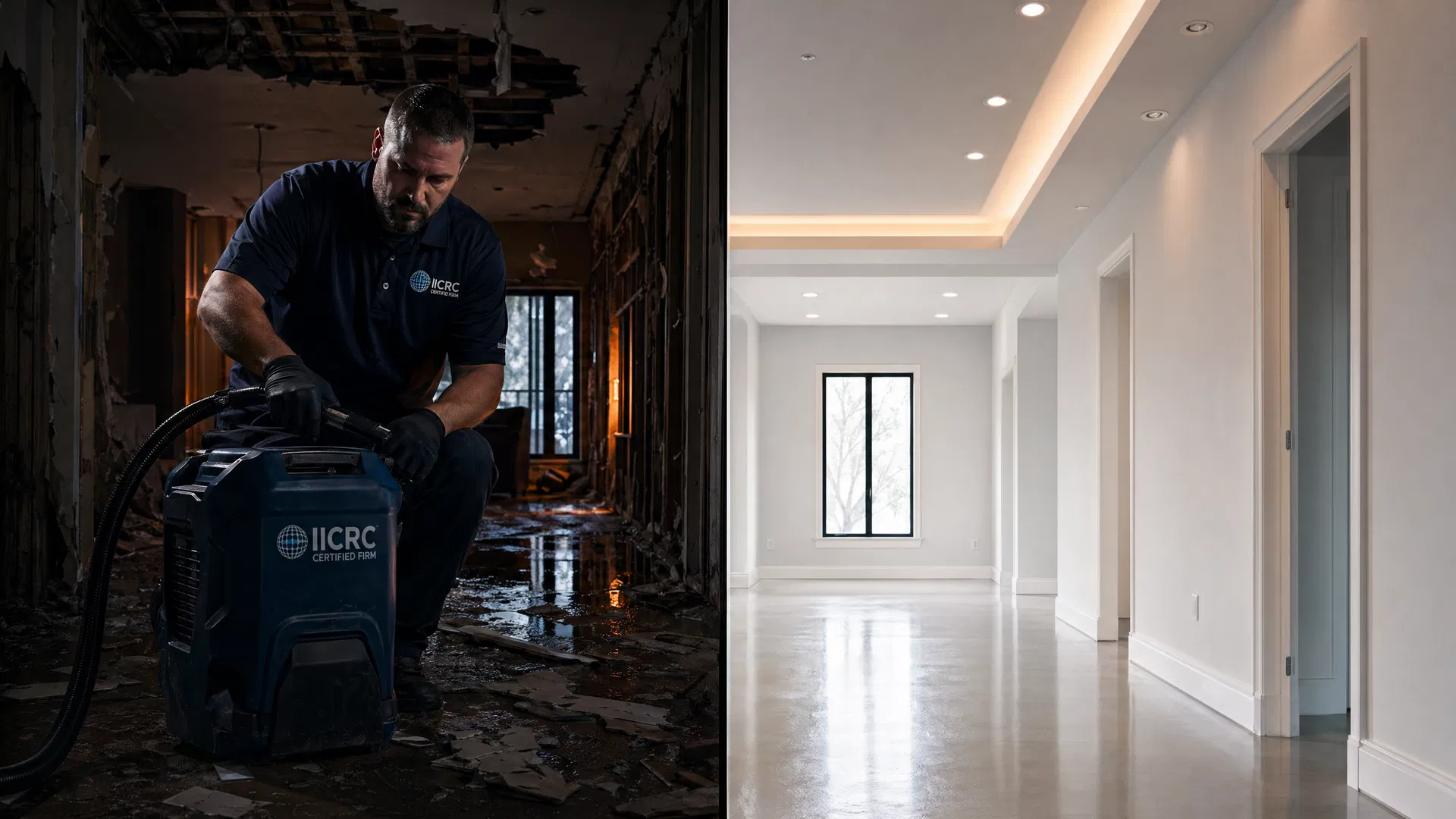 Professional restoration work