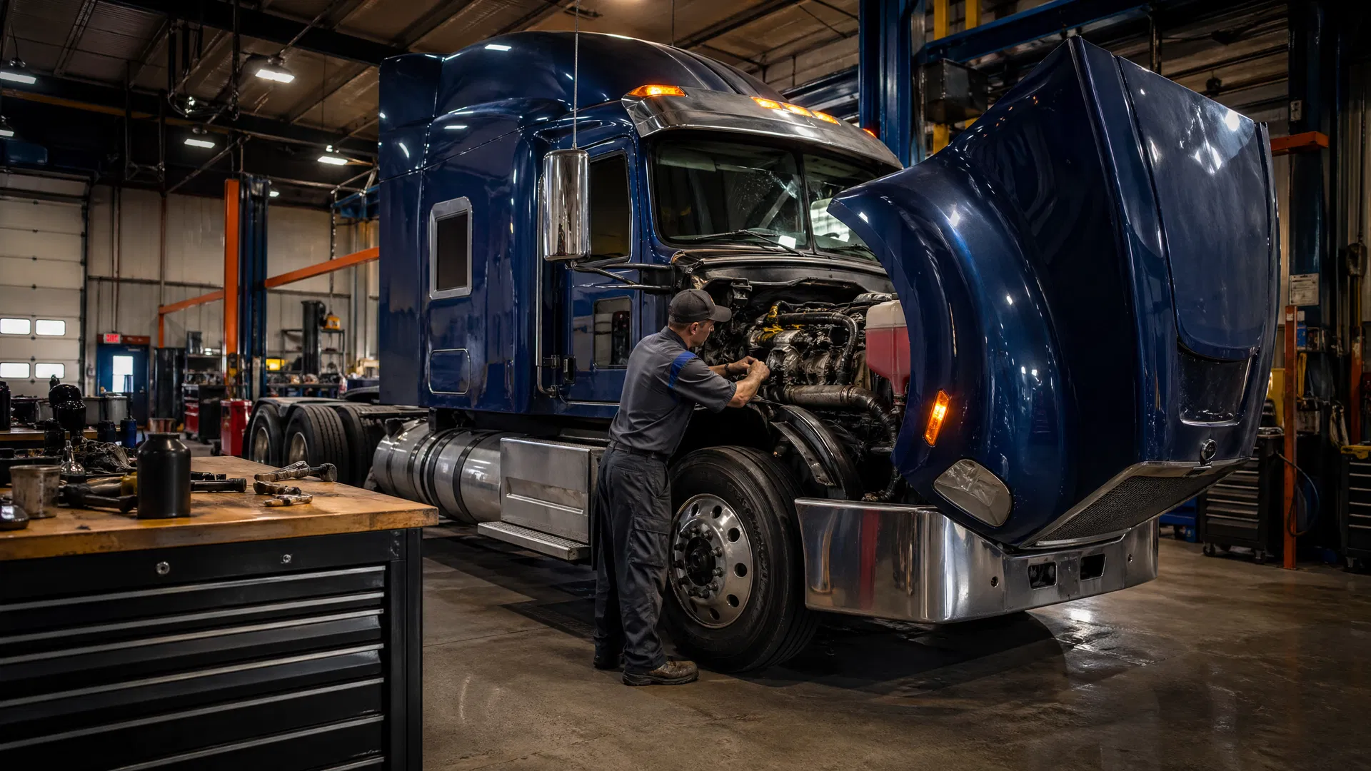 Professional diesel truck repair and maintenance services at A-1 Diesel Repair Inc. in Lakeland, Florida