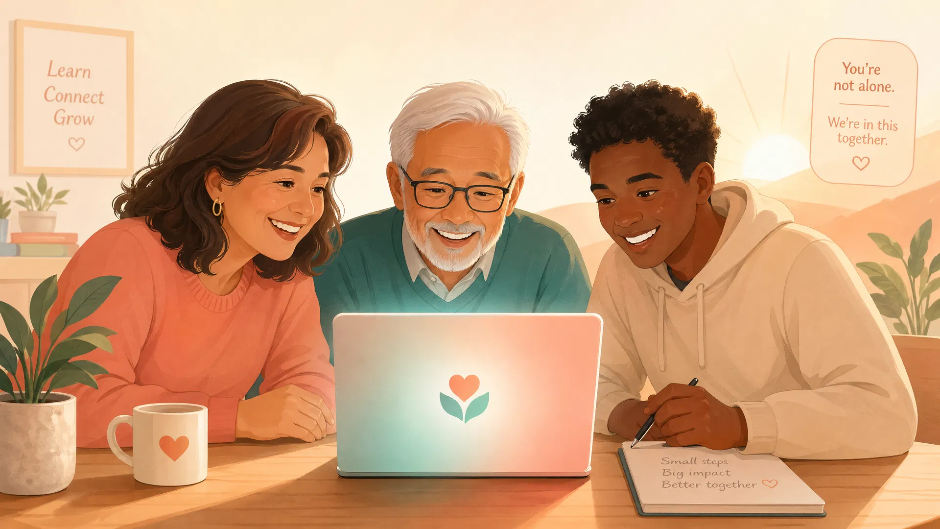 People learning AI together